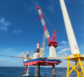 广东华电阳江青洲三500MW水下多桩海上风电项目